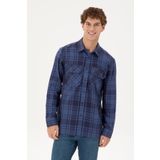 U.S. Polo Assn. 50290276-VR028 İndigo Uzun Kollu Erkek Gömlek