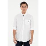 U.S. Polo Assn. 50291237-VR013 Beyaz Uzun Kollu Erkek Gömlek