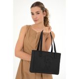 U.S. Polo Assn. 50293686-VR046 Siyah Kadın Kol Çantası