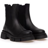 U.S. Polo Assn. 50297236-VR046 Deri Siyah Kadın Bot