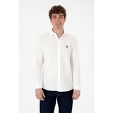 U.S. Polo Assn. 50300402-VR013 Beyaz Erkek Gömlek