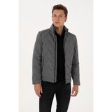 U.S. Polo Assn. 50310209-VR024- Gri Erkek Mont