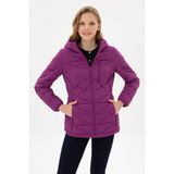 U.S. Polo Assn. 50312004-VR037 Menekşe Kadın Mont
