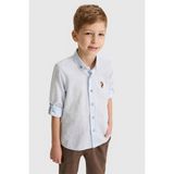 U.S. Polo Assn. 50320263-VR003 Açık Mavi Erkek Çocuk Gömlek