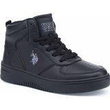 U.S. Polo Assn. Aristo Hı Wmn Kadın Günlük Spor Ayakkabı 101050756SIYAH - Black - Purple Ash
