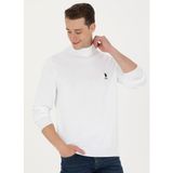 U.s. Polo Assn. Balıkçı Yaka Slim Fit Beyaz Erkek Kazak YBS-SK23 - 2XL