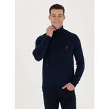 U.S. Polo Assn. Balıkçı Yaka Slim Fit Lacivert Erkek Forbes Kazak-SK23 - 2XL