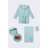 U.S. Polo Assn Bebek Kız Bebek Yeşil Bornoz Set USB3049-C-V2 - Standart