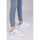 U.S. Polo Assn. Beyaz Erkek Sneaker Spor Ayakkabı Thunder V5 Düz Tabanlı P/U Malzeme