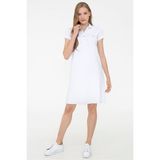 U.S. Polo Assn. Beyaz Kadın Elbise - 001-Beyaz