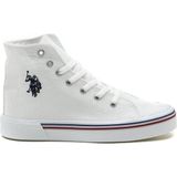 U.S. Polo Assn. Beyaz Kadın Sneaker Penelope Hıgh 2fx Tekstil Düz Taban Spor Ayakkabı