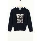 U.s. Polo Assn. Bisiklet Yaka Slim Fit Lacivert Erkek Kazak Favokıds - 9 - 10 Yaş