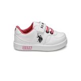 U.S. Polo Assn. Cameron Beyaz Fuşya Casual Ayakkabı, 22, CAMERON BEYAZ FUŞYA, BEYAZ FUŞYA, Kadın