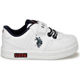 U.S. Polo Assn. Cameron Çocuk İlk Adım Cırtlı Comfort Taban Sneaker Spor Ayakkabı - Beyaz