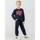 U.S. Polo Assn. Civil Boys 9-13 Yaş Eşofman Takımı - Lacivert - 9 - 10 Yaş