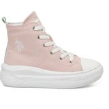 U.S. Polo Assn. Clementınetex Jr 5FX Pembe Kız Çocuk High Sneaker
