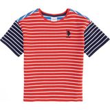 U.S. Polo Assn. Çocuk Kırmızı Bisiklet Yaka Tişört 50263234-VR030 - 13 - 14 Yaş