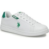 U.s Polo Assn. Costa Erkek Günlük Sneakers Ayakkabı - Beyaz-Yeşil