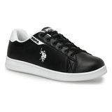 U.s Polo Assn. Costa Erkek Günlük Sneakers Ayakkabı - Siyah - Beyaz