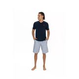 U.s. Polo Assn. Erkek %100 Pamuk Yazlık Pijama Takımı Lacivert - Lacivert - Arsno18ı87v5pıı-Lac