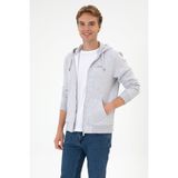 U.S. Polo Assn. Erkek Açık Gri Hırka (Örme) 50313755-VR001