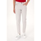 U.S. Polo Assn. Erkek Açık Gri Kanvas Pantolon 50309126-VR001