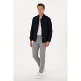 U.S. Polo Assn. Erkek Açık Gri Slim Fit Kanvas / Chino Pantolon 50311981-VR001