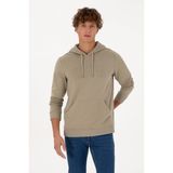U.S. Polo Assn. Erkek Açık Haki Sweatshirt 50315663-VR183