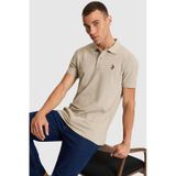 U.s. Polo Assn. Erkek Açık Haki Tişört Basic 50326972-vr183 Acık Hakı