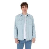 U.S. Polo Assn. Erkek Açık Mavi Jean Gömlek 50304421-DN0021
