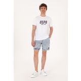 U.S. Polo Assn. Erkek Açık Mavi Jean Şort 50301836-DN0021
