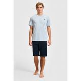 U.S. Polo Assn. Erkek Açık Mavi Pijama Takımı 50326144-VR003 - XL