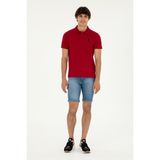 U.S. Polo Assn. Erkek Açık Mavi Şort (Jean) 50288400-DN0021 - 34