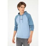 U.S. Polo Assn. Erkek Açık Mavi Sweatshirt 50293358-VR003 - XL