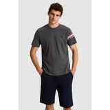 U.S. Polo Assn. Erkek Antrasit Melanj Pijama Takım 50326131-VR081