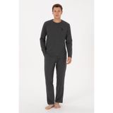 U.S. Polo Assn. Erkek Antrasit Melanj Pijama Takımı 50318602-VR081
