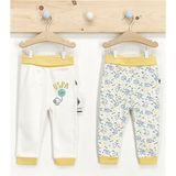 U.S. Polo Assn. Erkek Bebek 2'li Pantolon - 1 - 1,5 Yaş - Sarı