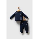 U.S. Polo Assn. Erkek Bebek Eşofman Takımı, Lacivert, 6-9 Ay