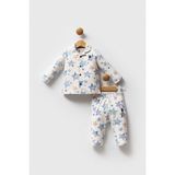U.s.polo Assn Erkek Bebek Gömlek Pijama Takım - Krem