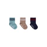 U.S. Polo Assn. Erkek Bebek Kahverengi Çorap, 3'lü Set, 18-24 Ay