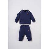U.s. Polo Assn. Erkek Bebek Lacivert Uzun Kol Pijama Takım USB3193-C-V1 USB3193-C-V1