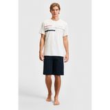 U.s. Polo Assn. Erkek Beyaz Pijama Takım 50326143-VR013