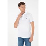 U.S. Polo Assn. Erkek Beyaz Tişört Basic 50284631-VR013 - 2XL