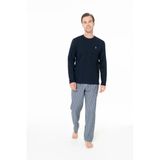 U.s. Polo Assn. Erkek Bisiklet Yaka Cep Detaylı Lacivert Pijama Seti - Lacivert - Arsno18j97x7-Llac
