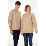U.S. Polo Assn. Erkek Bisiklet Yaka Kum Basic Şardonlu Sweatshirt 50295148-vr085