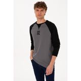 U.S. Polo Assn. Erkek Bisiklet Yaka Regular Fit Siyah İnce Sweatshirt 50315420-VR046 - Siyah-128 - 2XL