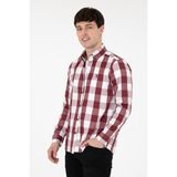 U.s. Polo Assn. Erkek Bordo Gömlek Desenli 50296595-vr014