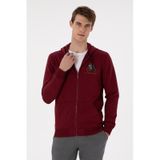 U.s. Polo Assn. Erkek Bordo Hırka Örme 50293649-vr014 Bordo