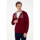 U.S. Polo Assn. Erkek Bordo Hırka (Örme) 50295172-VR014 - 2XL