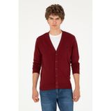 U.s. Polo Assn. Erkek Bordo Hırka Triko 50293531-vr014